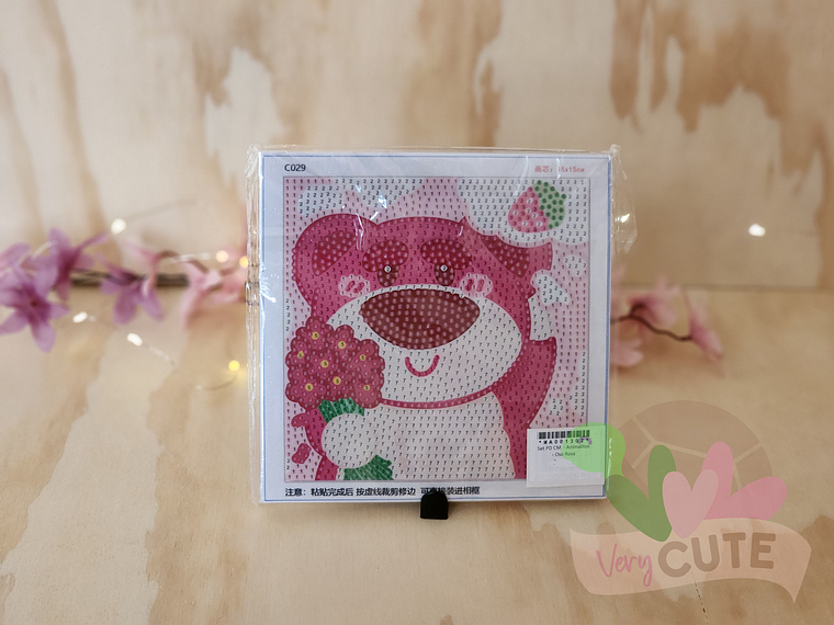 Set Pintura con Diamantes Con Marco - Animalitos 2