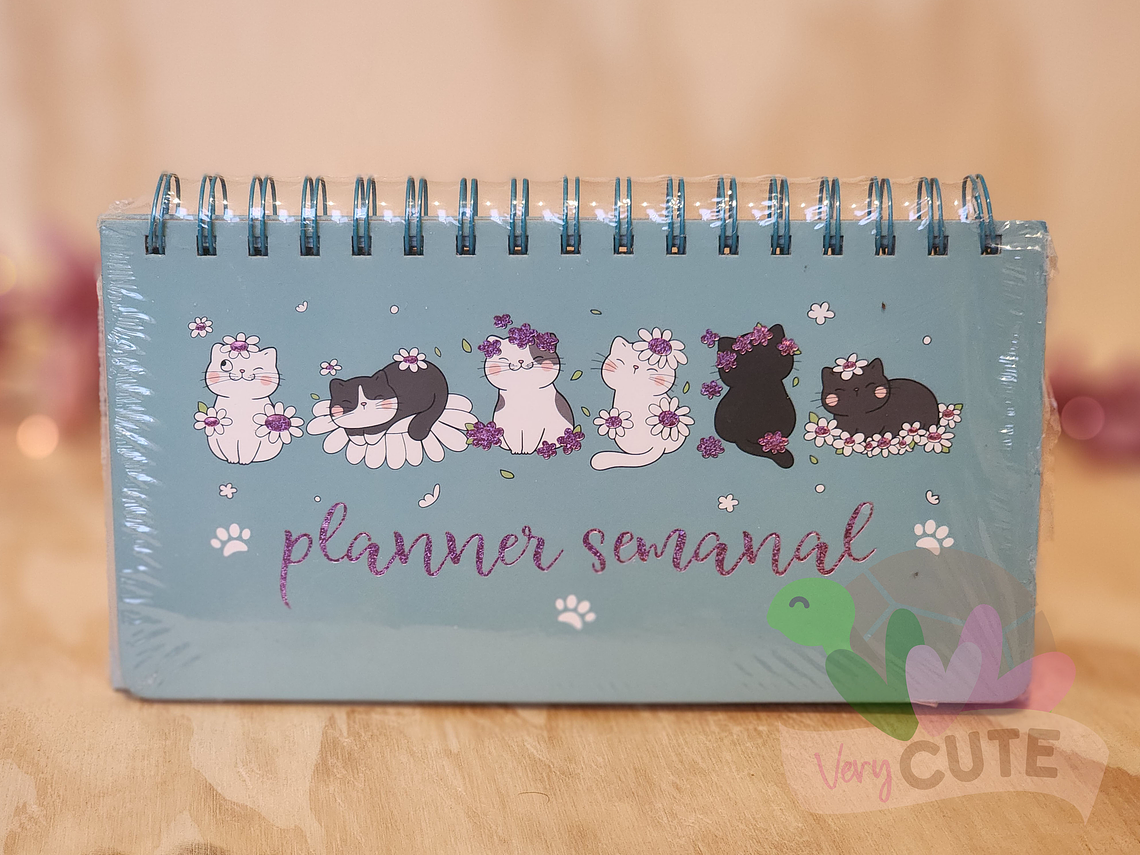 Planner Semanal Diseño Gatitos 2