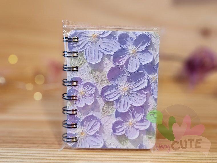 Mini Libreta Flores - Diseños 3