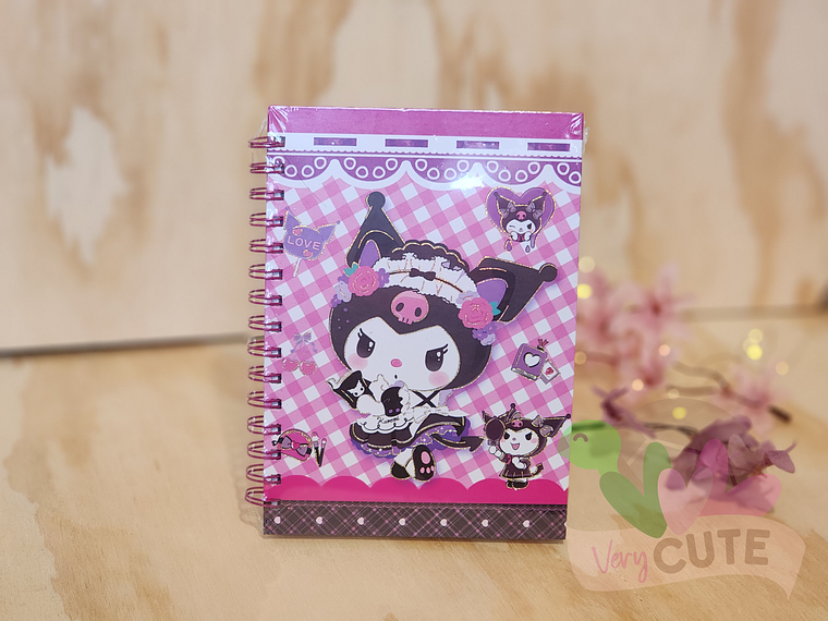 Libreta Argollada Kuromi - Tapa Dura 4