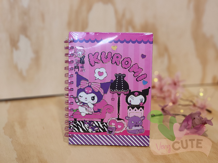 Libreta Argollada Kuromi - Tapa Dura 1