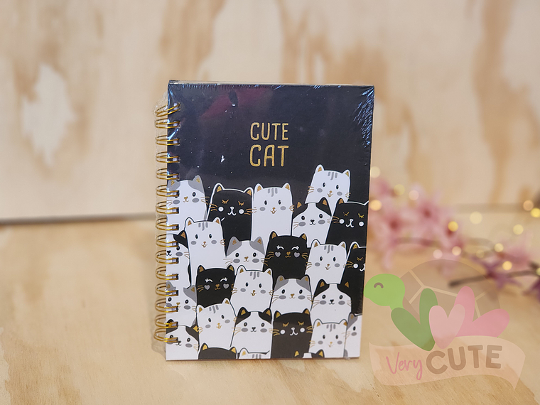 Libreta Argollada Cute Cat - Tapa Dura 3