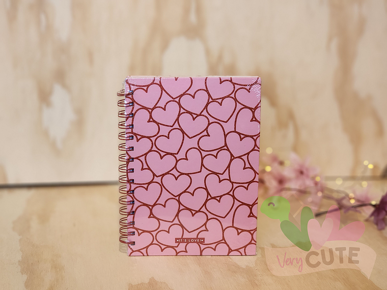  Libreta Argollada It's Love - Tapa Dura 1