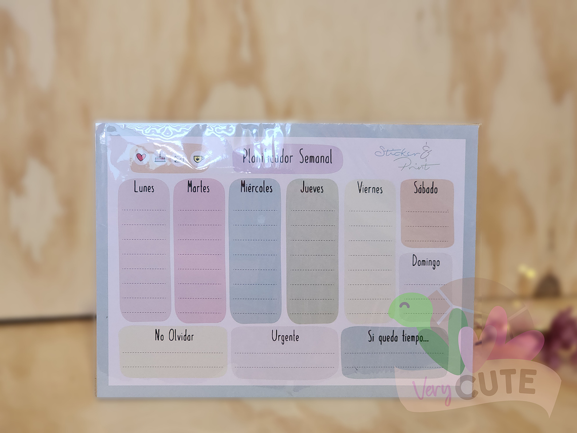 Planner Semanal  - Formato Block Horizontal 1