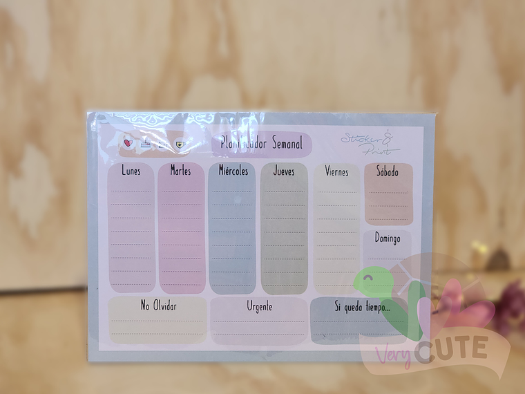 Planner Semanal  - Formato Block Horizontal 1