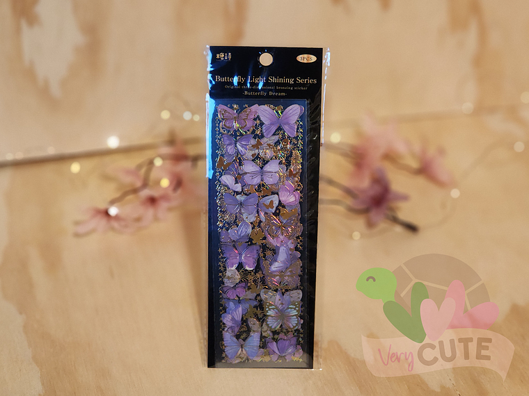 Stickers Mariposas Brillantes 1