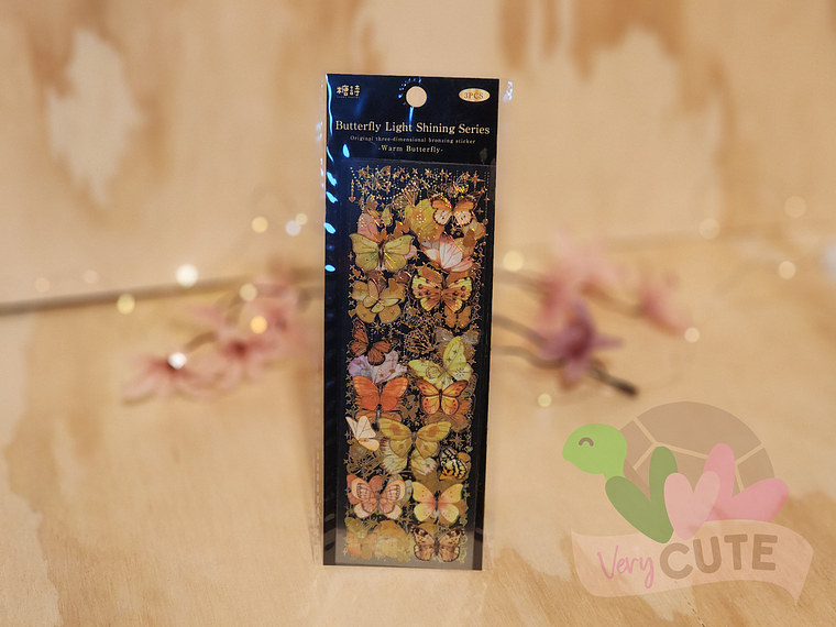 Stickers Mariposas Brillantes 3