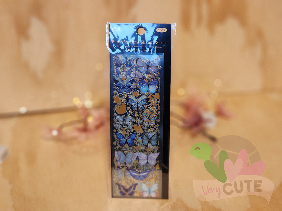 Stickers Mariposas Brillantes 4