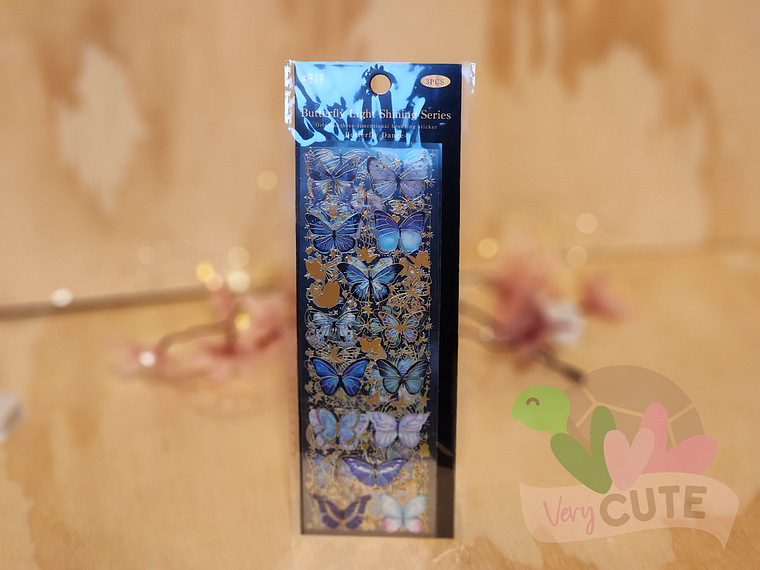 Stickers Mariposas Brillantes 4