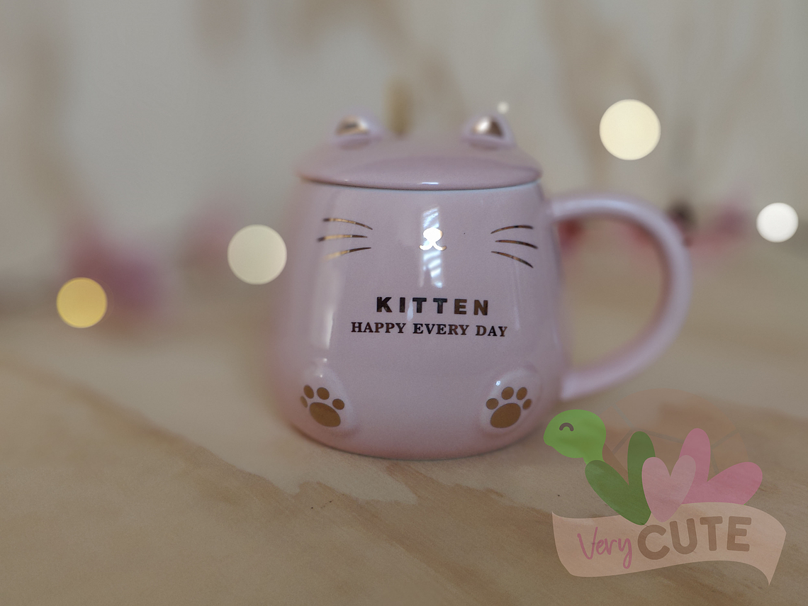 Tazon Gatito Sentado 1