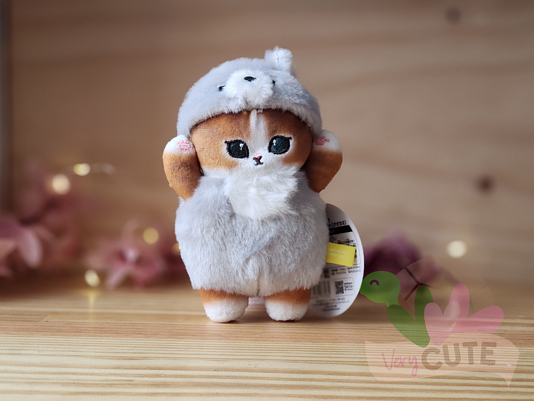 Llavero Peluche Gato Mofusand - Traje Animales 2