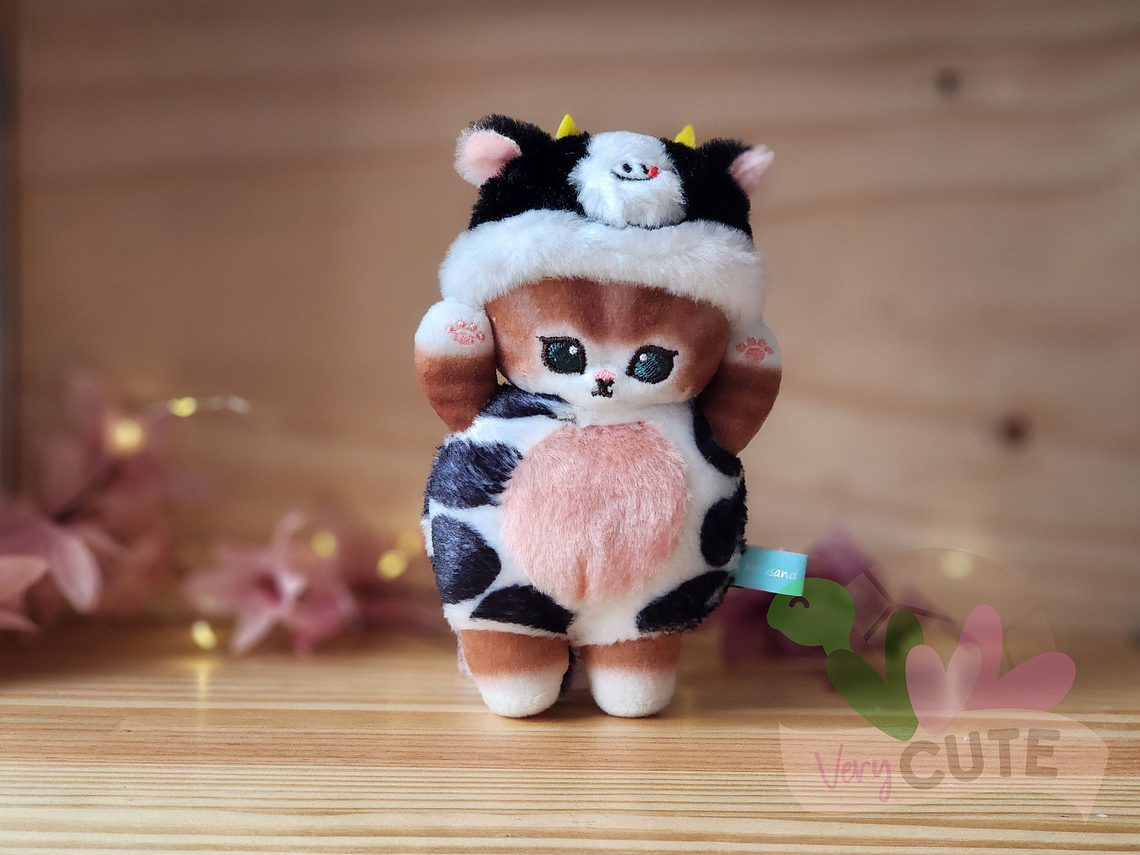 Llavero Peluche Gato Mofusand - Traje Animales 5