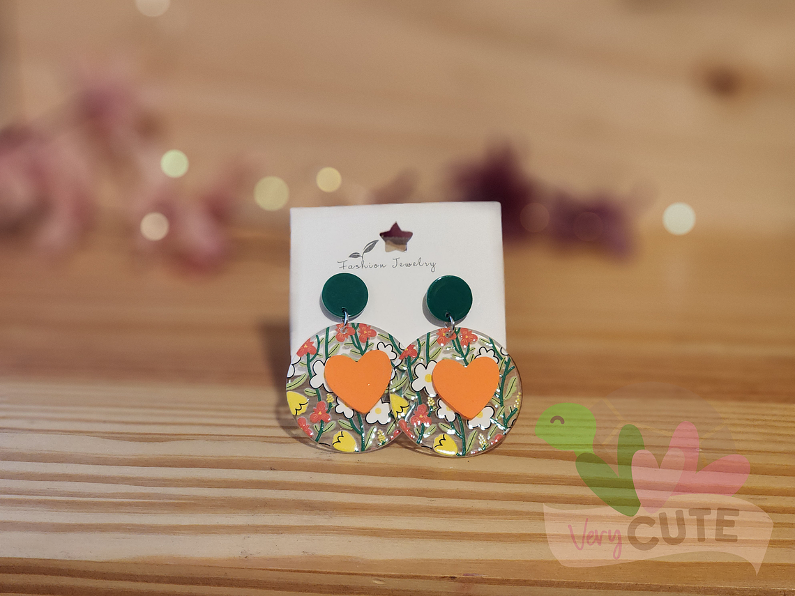  Aros Flores y Corazón 1