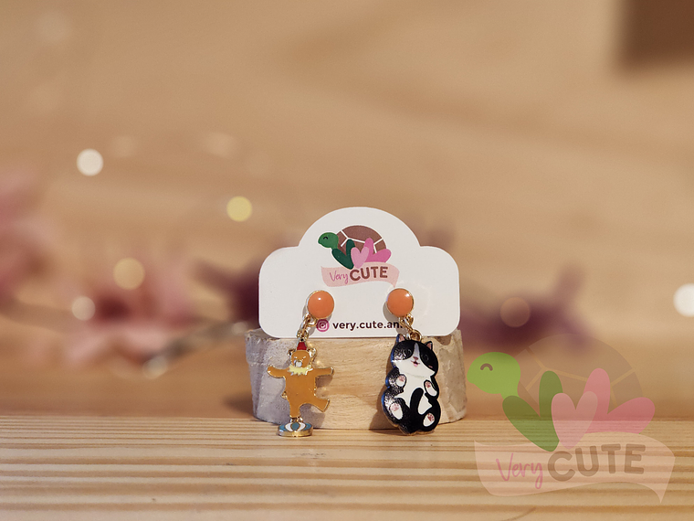 Aros Mixtos Gatito y Oso 2