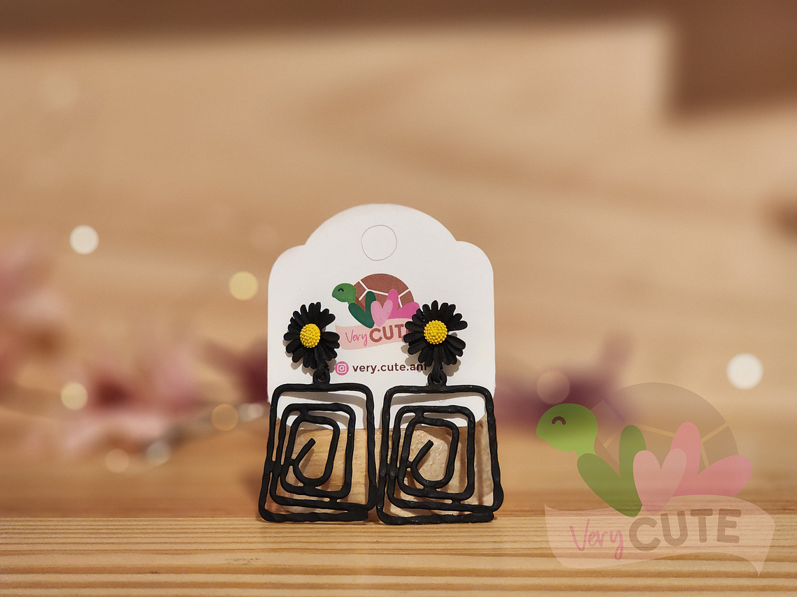 Aros con Diseño de Flor 2