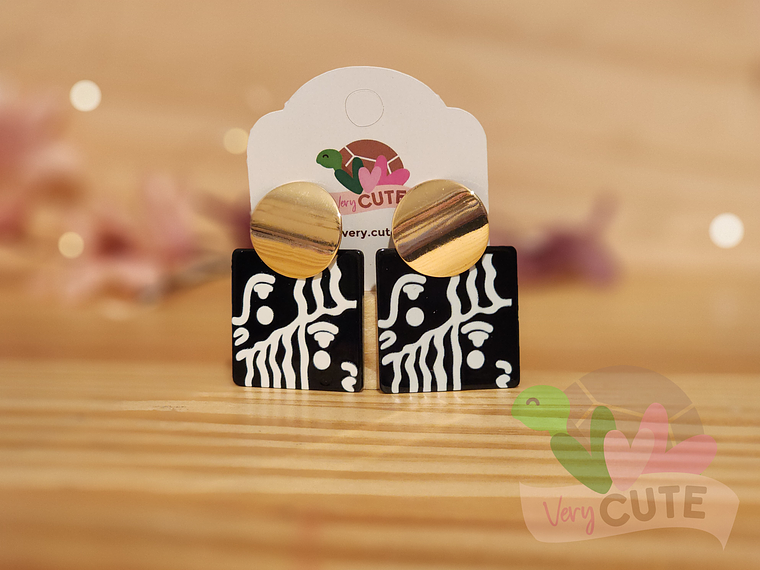 Aros Abstractos con Dorado - Varios Diseños 2