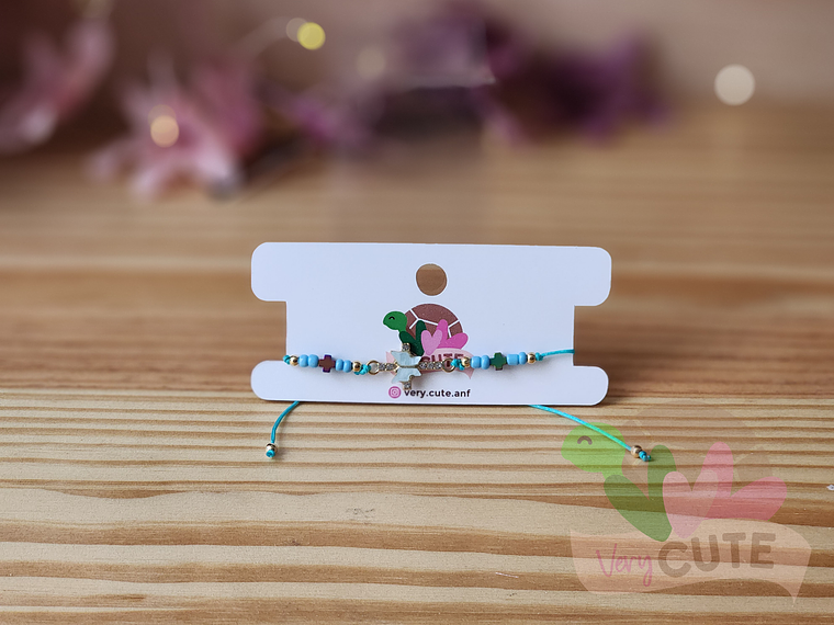Pulsera Cordón - Mariposa Cruz 2