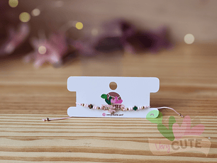 Pulsera Cordón - Mariposa Cruz