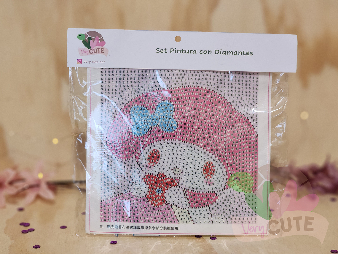 Set Pintura con Diamantes Sin Marco - My Melody 1