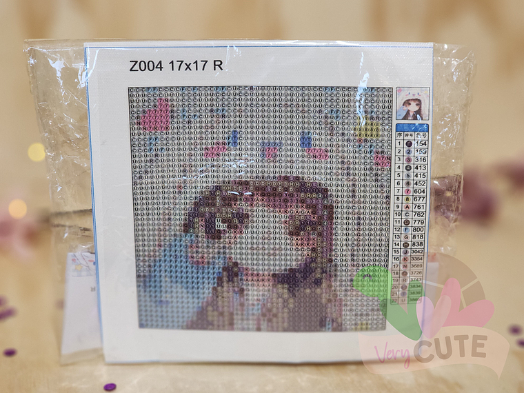 Set Pintura con Diamantes Sin Marco - Chicas y Sanrio 3