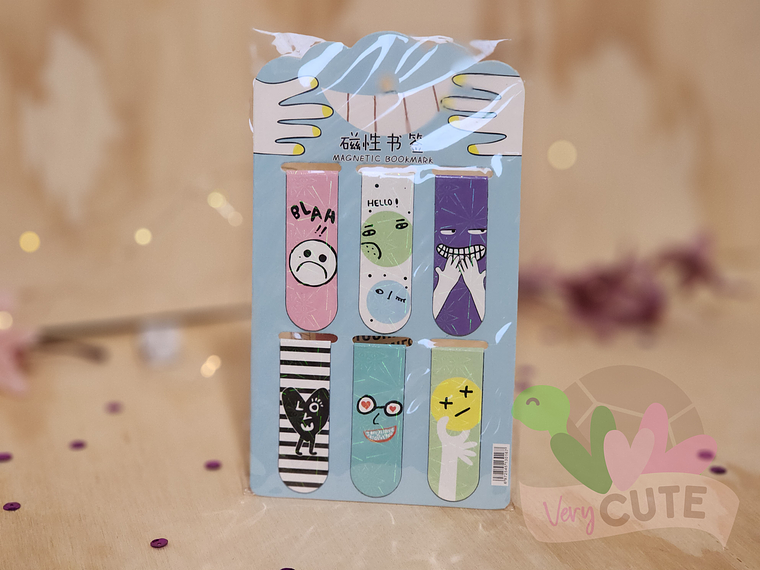  Marcadores de Páginas Magnéticos - Varios Diseños  5