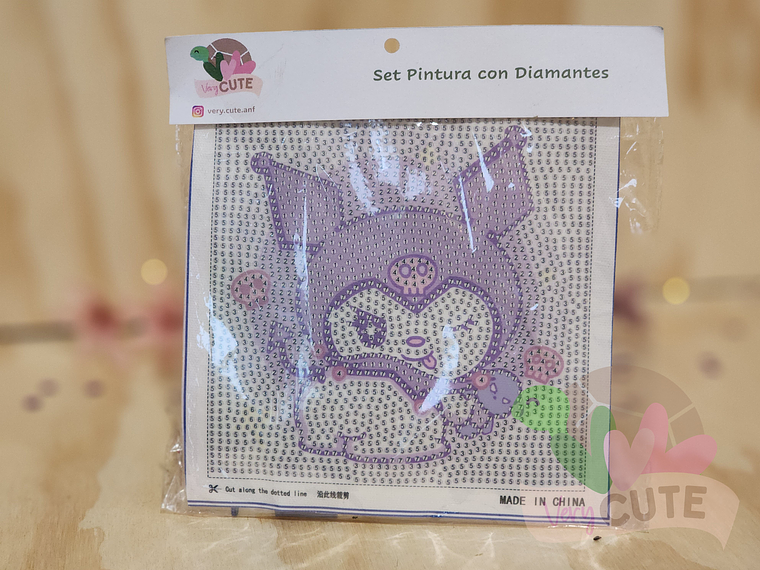 Set Pintura con Diamantes Sin Marco - Kuromi 4