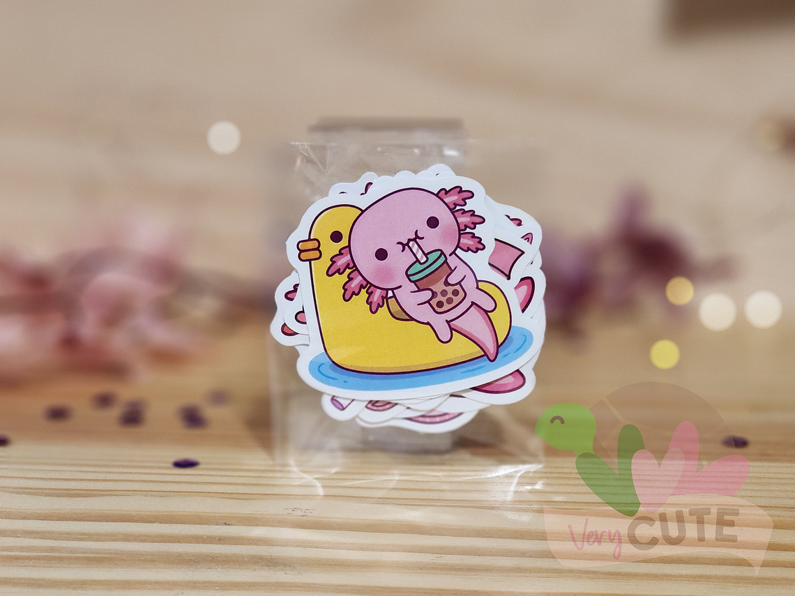 Stickers Axolote 1
