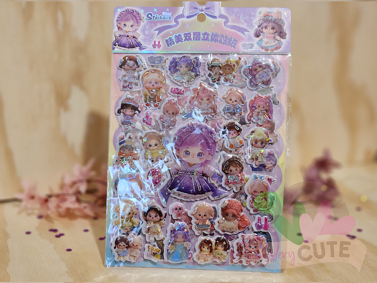 Sticker Muñeca Kawaii 1