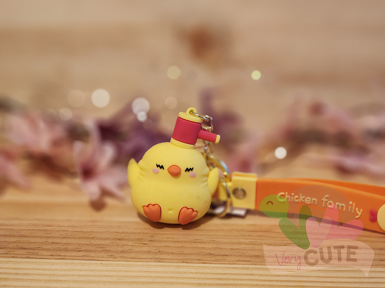 Llavero Chicken Family 1