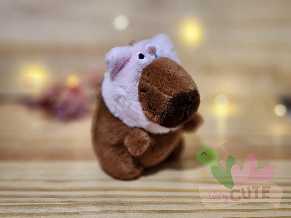 Llavero Peluche Capybara - Gorros Animales 3