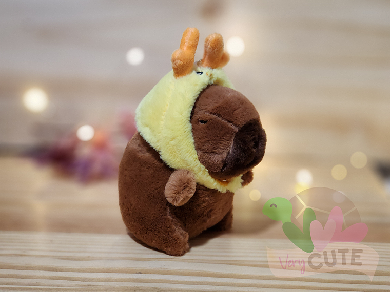 Llavero Peluche Capybara - Gorros Animales 5