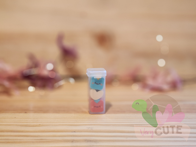 Set de 3 Mini Gomas de Borrar 2