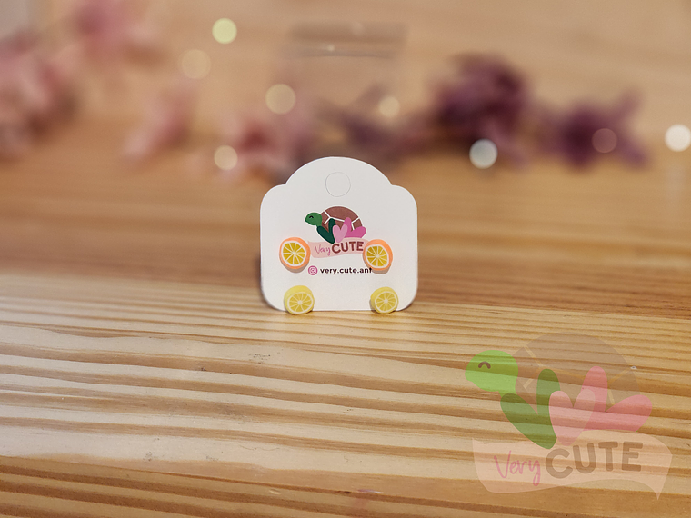 Set Dos Pares Aros Fruta 3