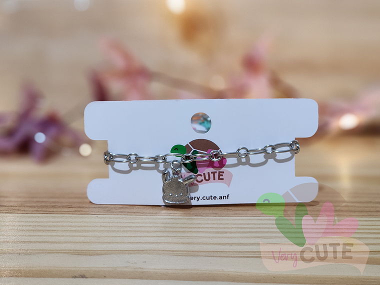 Pulsera Plateada Pochacco 1