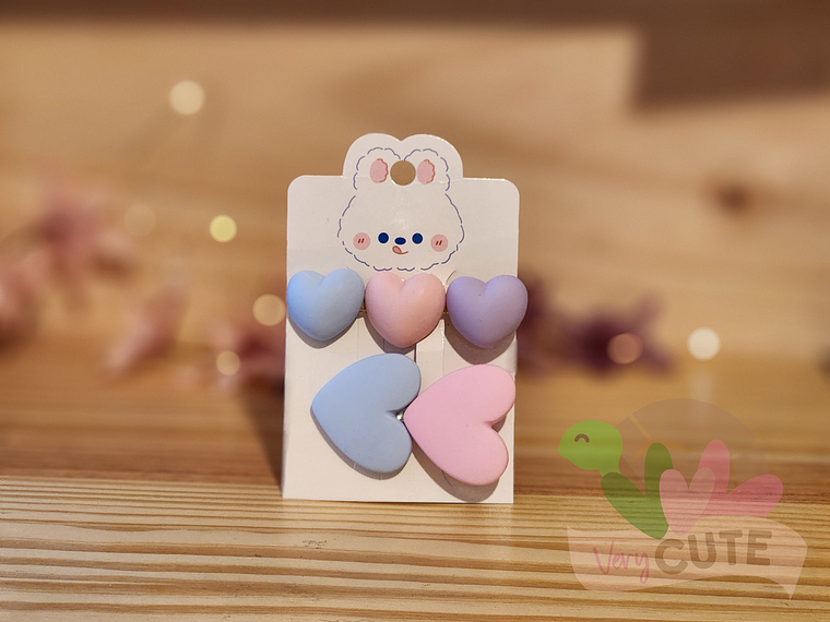 Set 2 Pinches Corazón 2