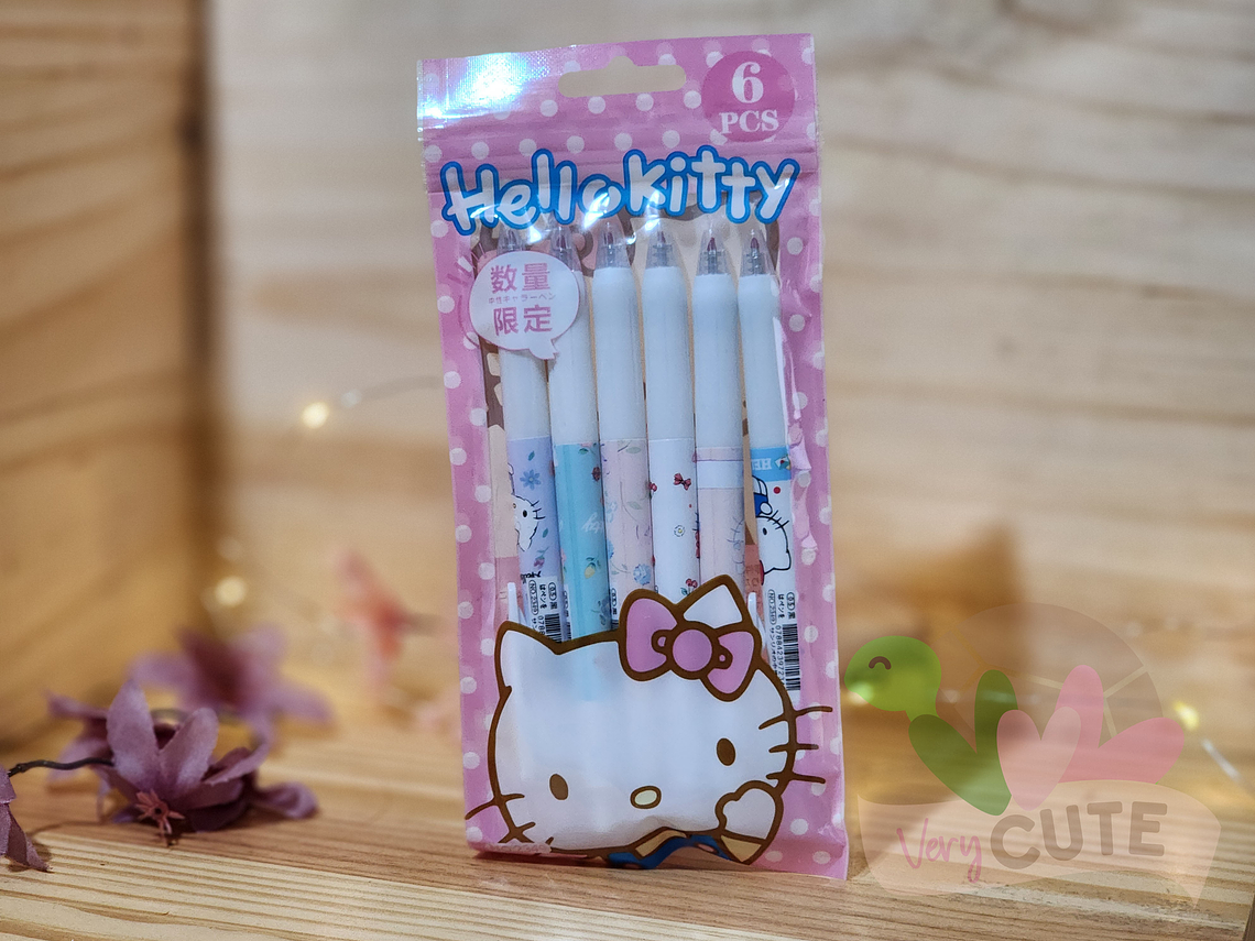 Set 6 Lápices Retractil - Personajes Sanrio 2