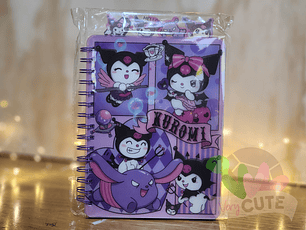 Libreta Argollada con Separadores - Kuromi