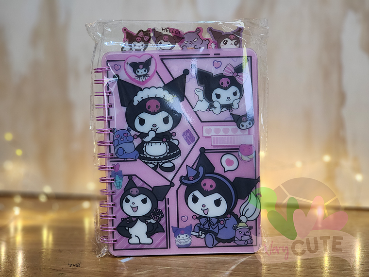 Libreta Argollada con Separadores - Kuromi 4