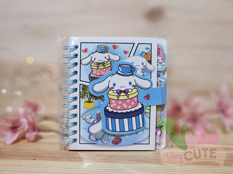 Mini Libreta Con broche - Personajes Sanrio 3