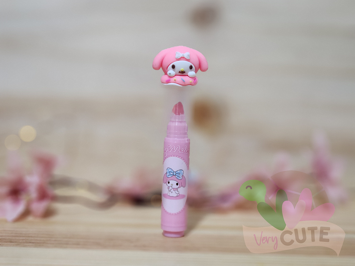 Destacador Fluorecente con Tapa de personajes Sanrio 4