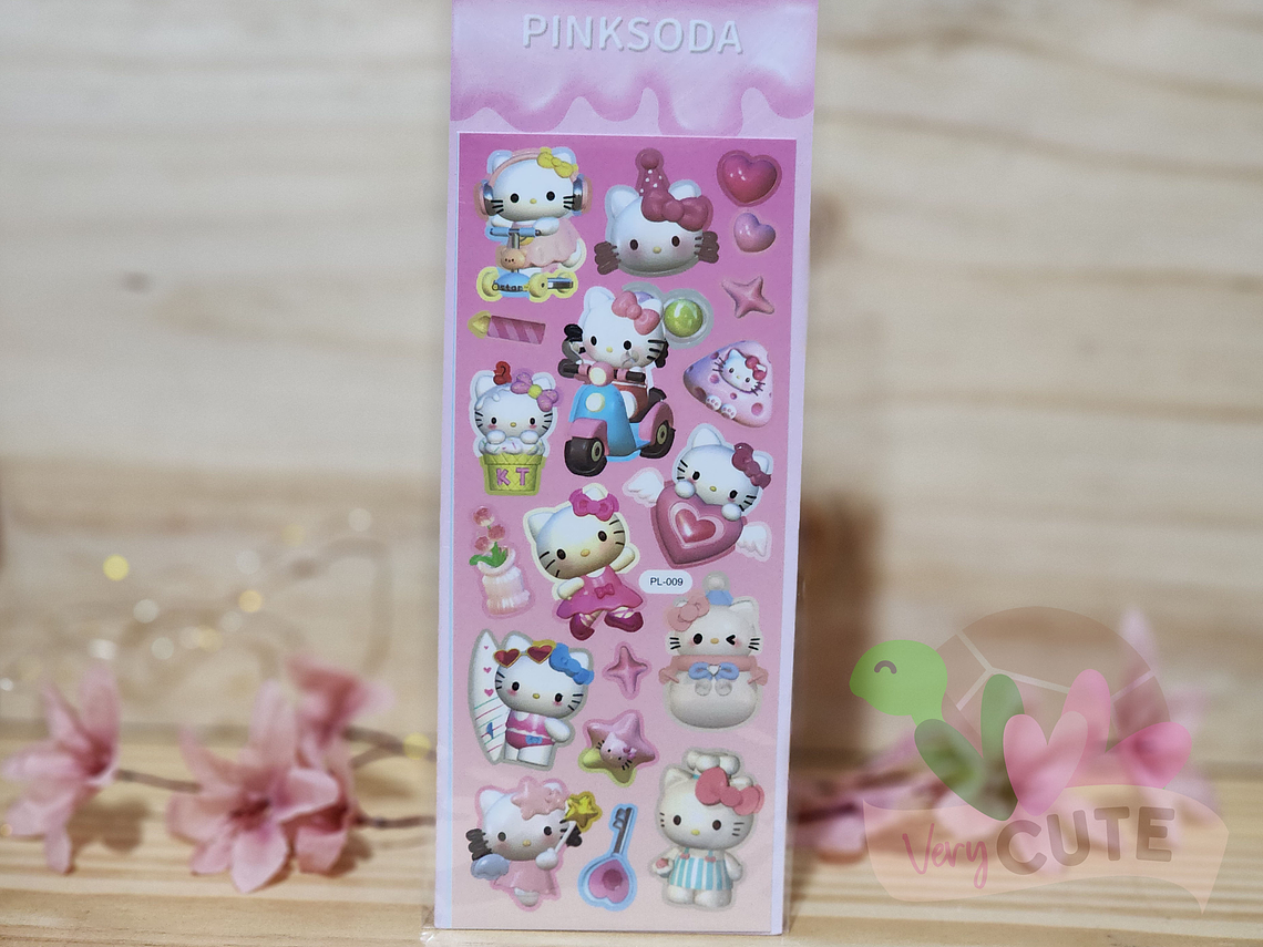 Lamina de Stickers Personajes Sanrio 3