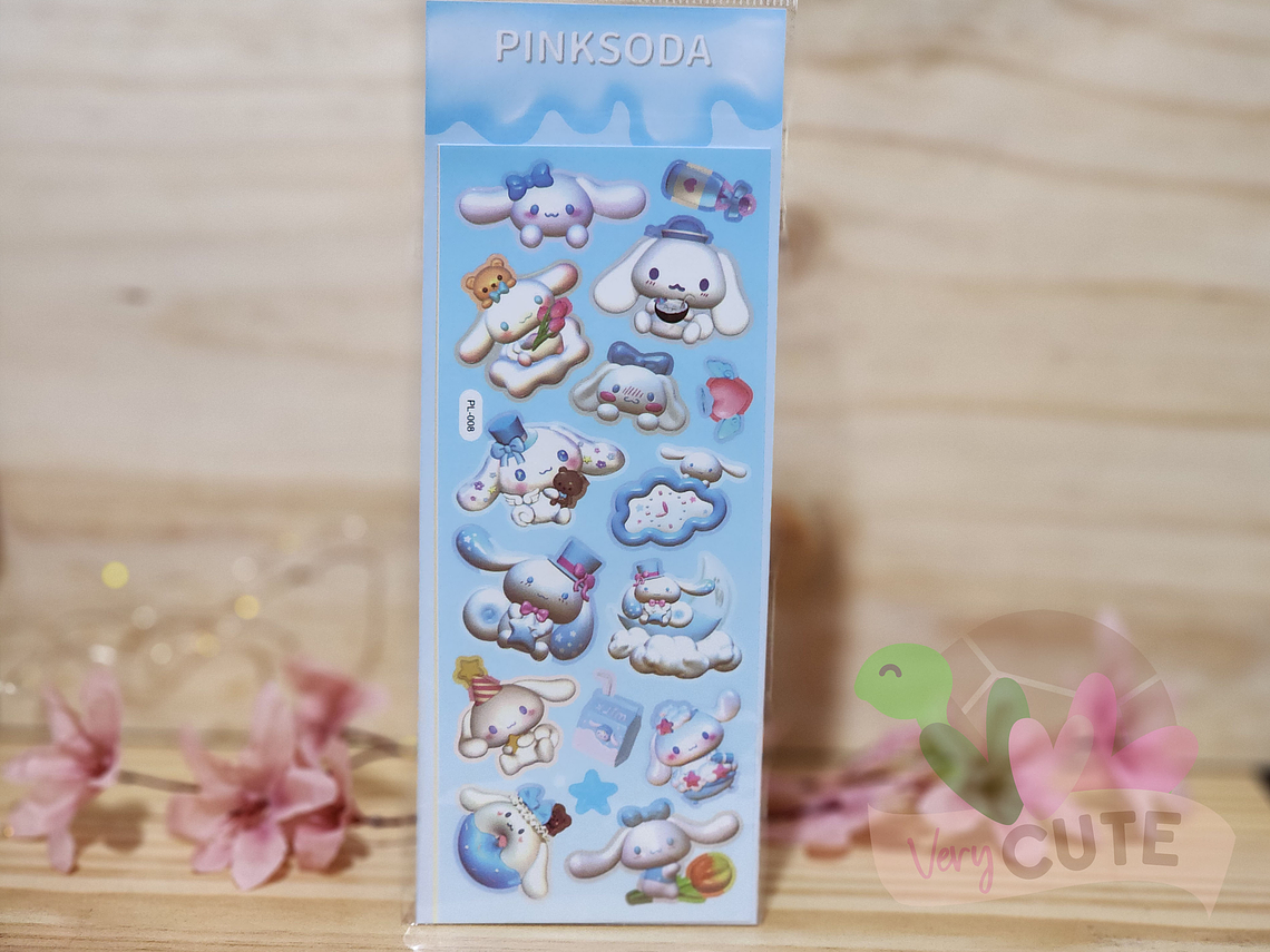 Lamina de Stickers Personajes Sanrio 4