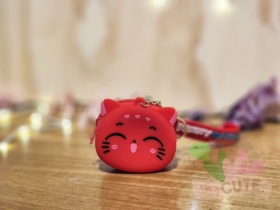 Llavero Monedero Gato Kawaii 2