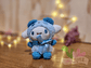 Llavero Peluche - Personajes Sanrio - Disfraz Oso - Miniatura 3