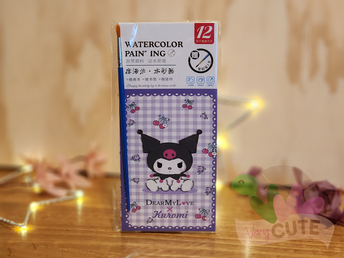 Libro Pintar Acuarela - Personajes Sanrio 2