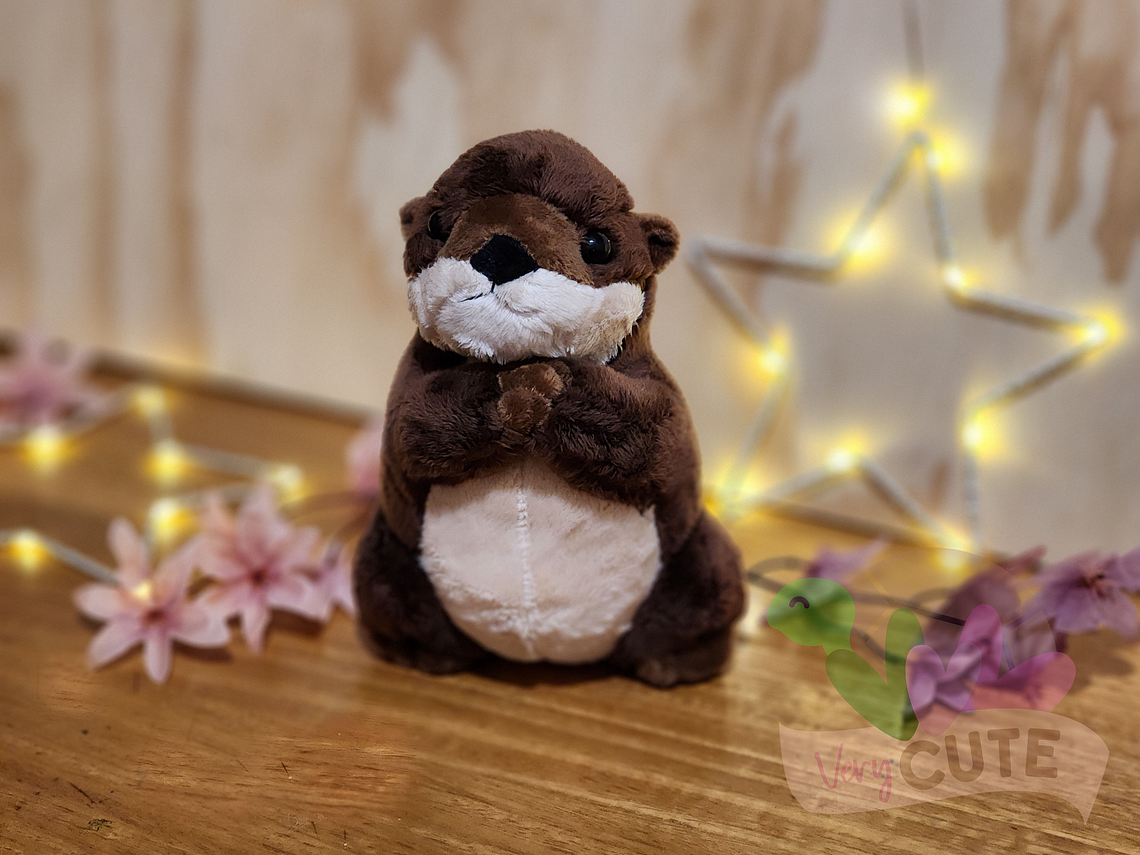 Peluche Nutria Café 1