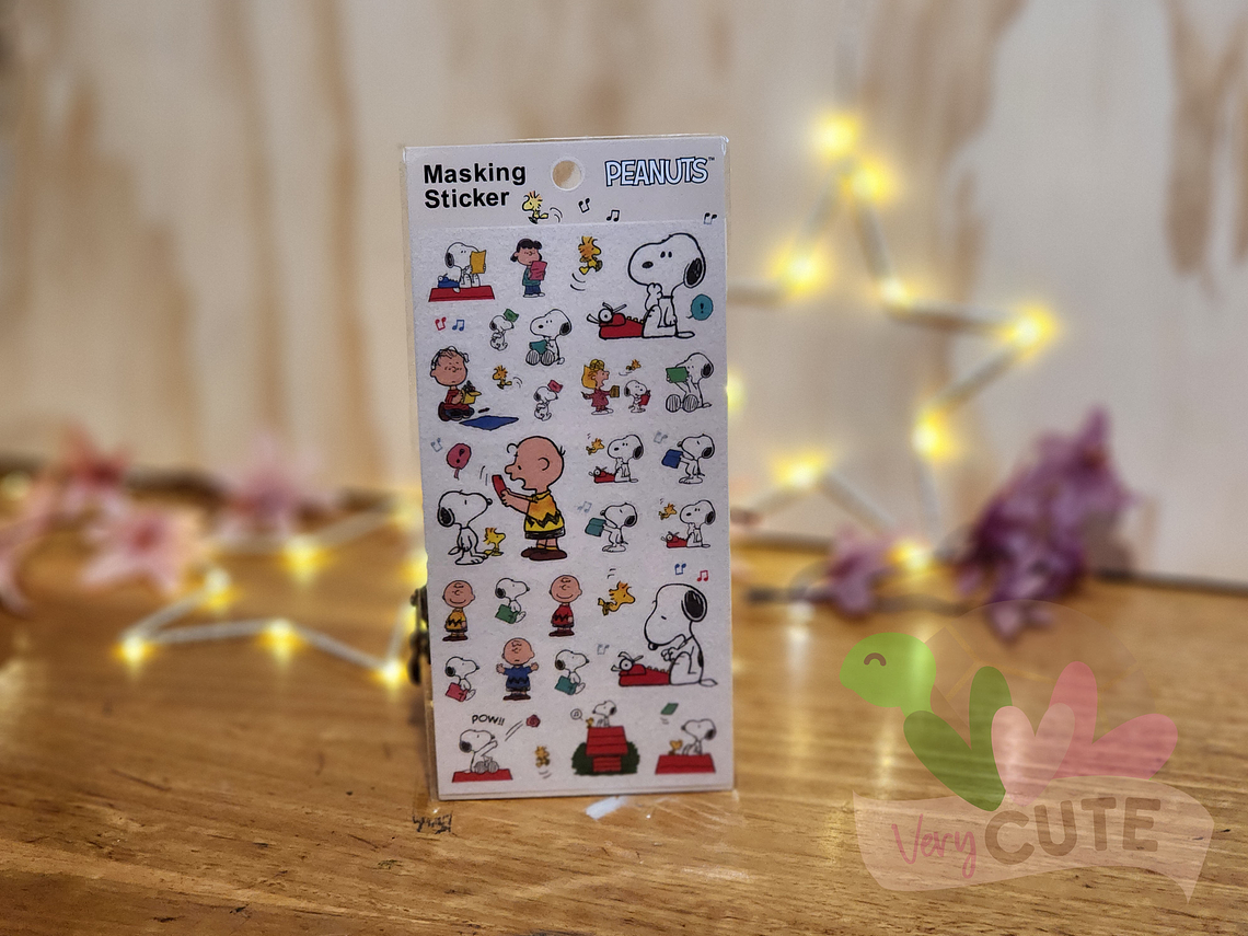 Masking Stickers Snoopy 1