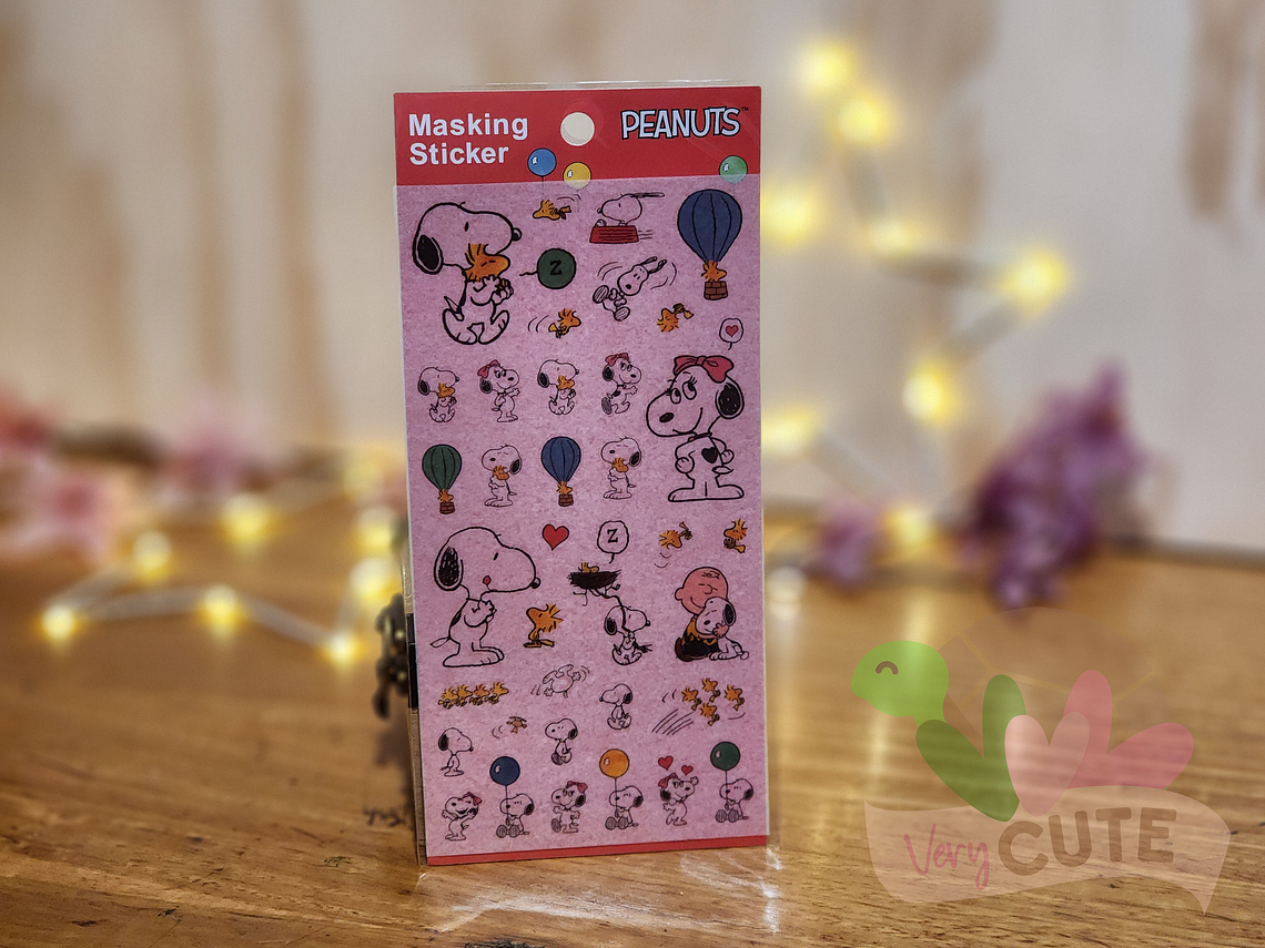 Masking Stickers Snoopy 2