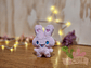 Llavero Peluche Conejo Kawaii - Miniatura 1