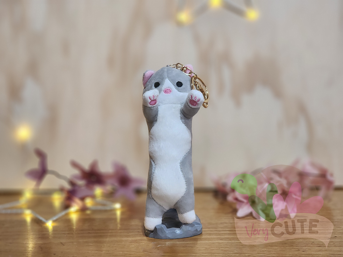  Llavero Gatito Estirado 3